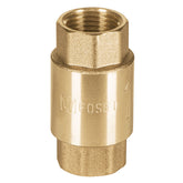 Valula de retencion, de laton 1/2" foset..